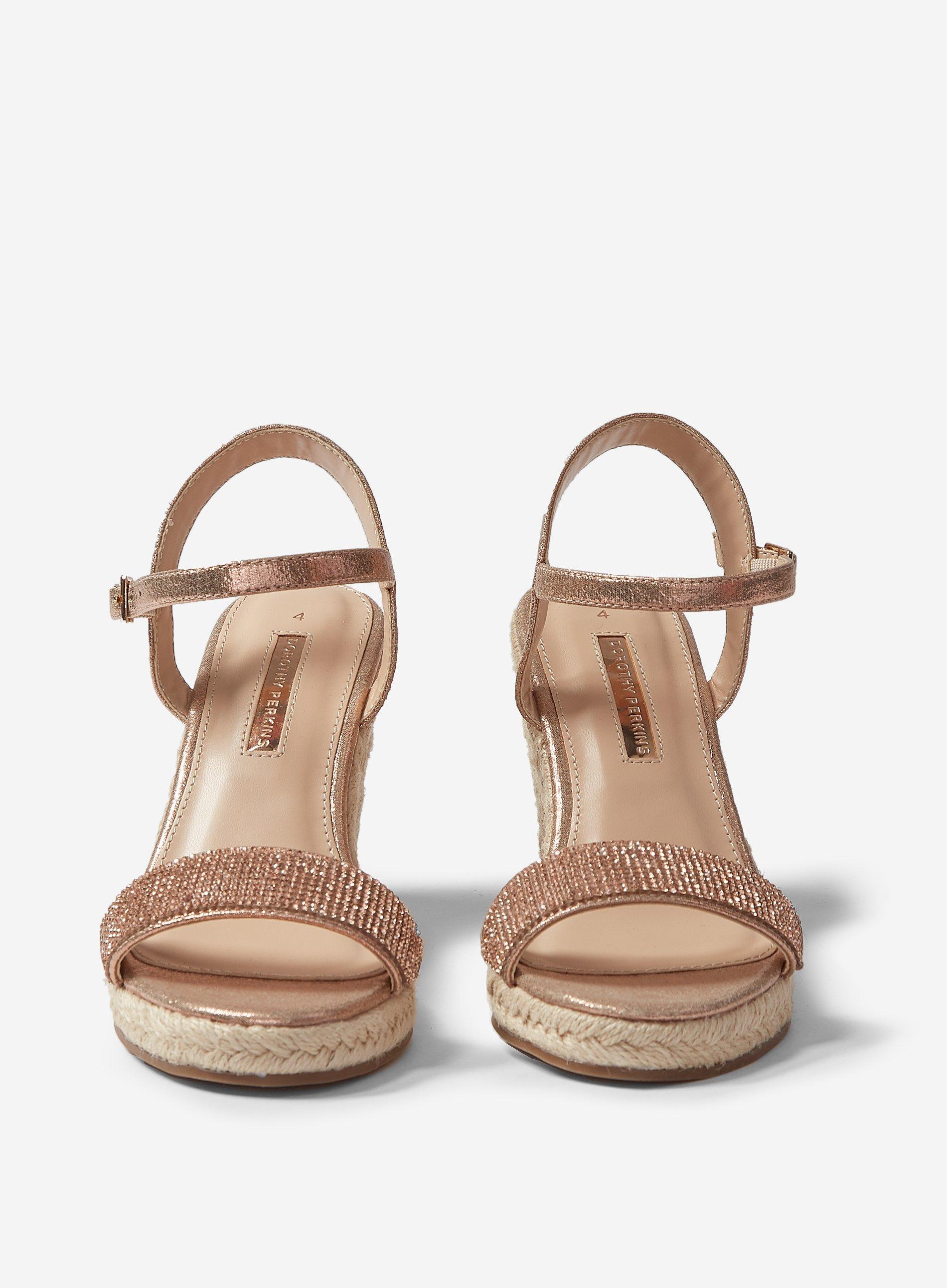 Dorothy perkins rose gold on sale sandals